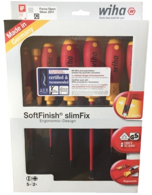 ScrewDriver Set - Soft Finish Slim Fix - 7 Piece